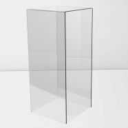 Clear Acrylic Display Plinth Pedestal 600