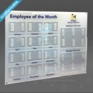 Employee of the Month and Year Display Board